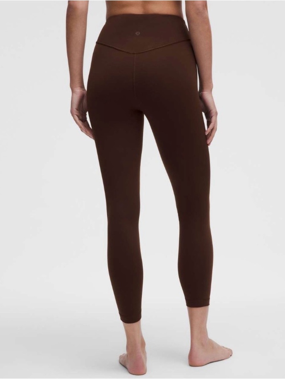 Lululemon Size 10 Wunder Under Smooth Cover High-Rise Tight 25" Lava Cake Brown